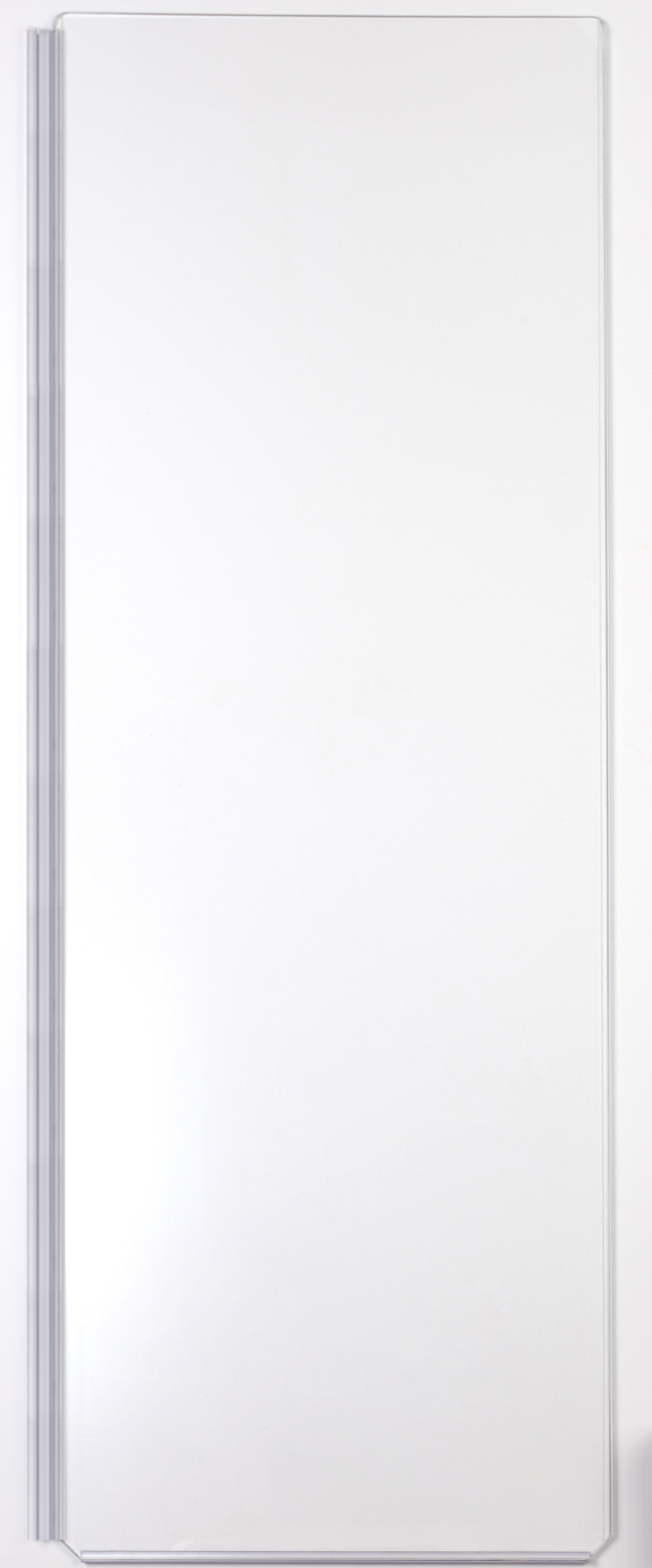 1 panel 6.5 ft. Tall Acrylic Drum Shield with Flexible Full-Length Hinges and Cable Cutouts A2478x1