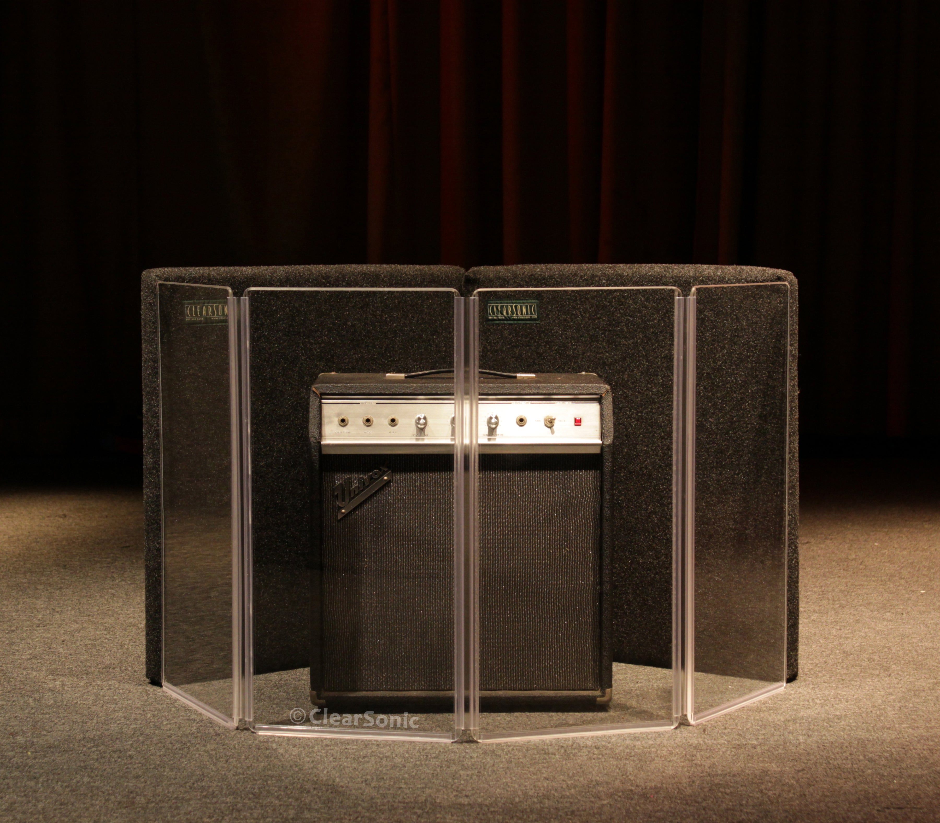 *BLEM* A1224x - 1 ft. W x 2 ft. H Acrylic Amp Shield