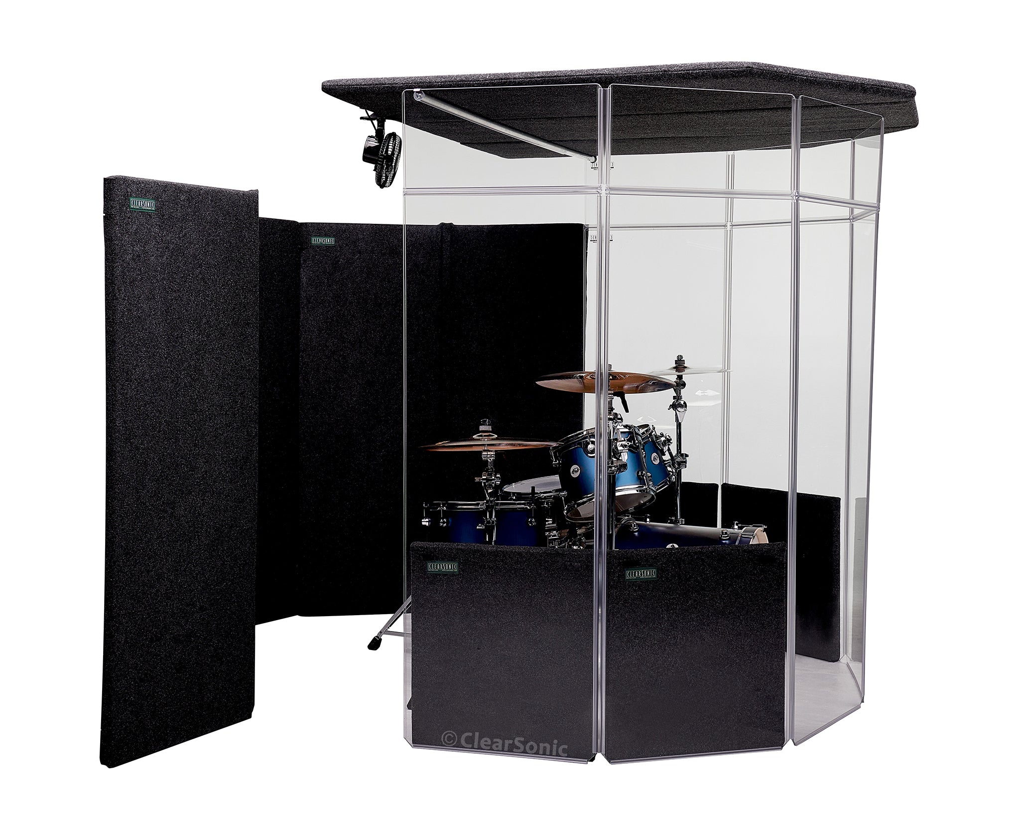 ClearSonic Drum Set Isolation Booth