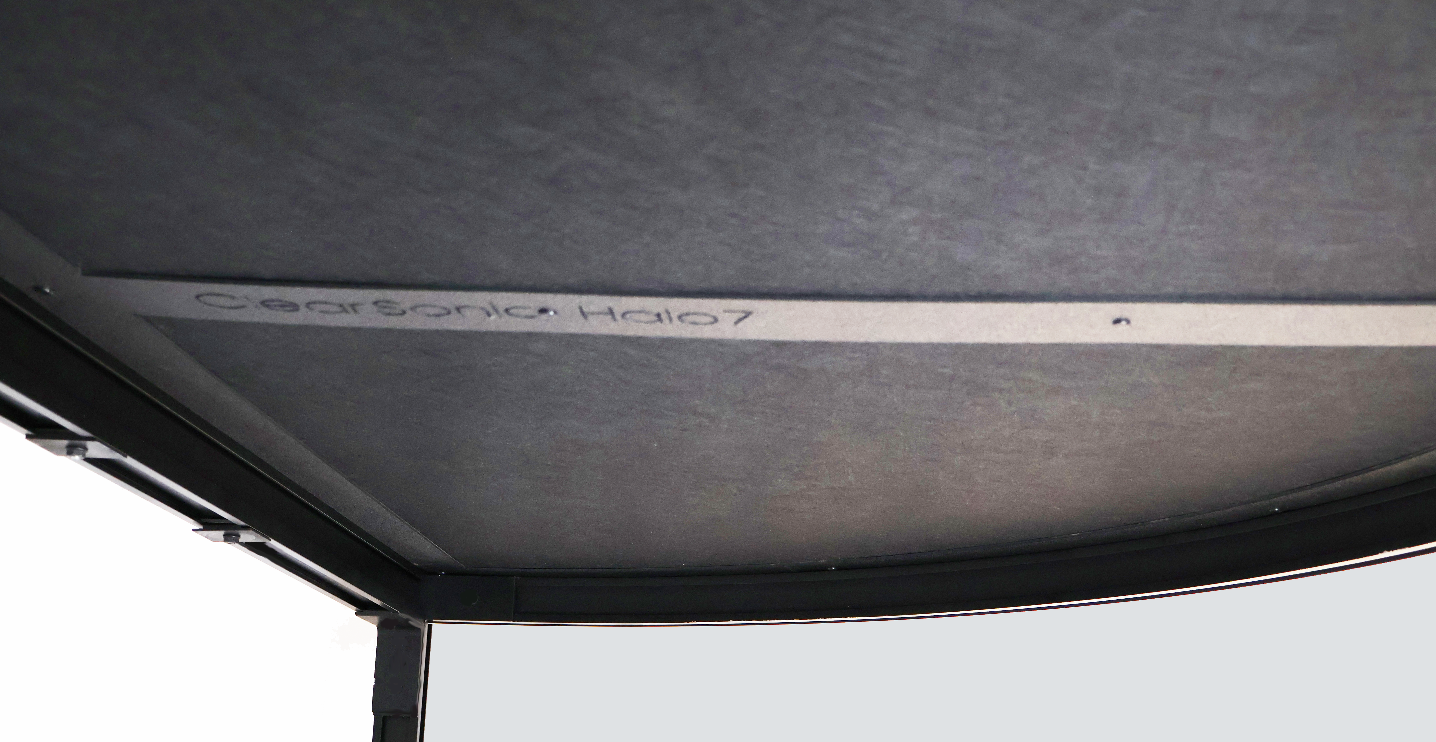 Curved7 with Halo7 Roof Seamless Curved Drum Shield 7 ft wide with Roof