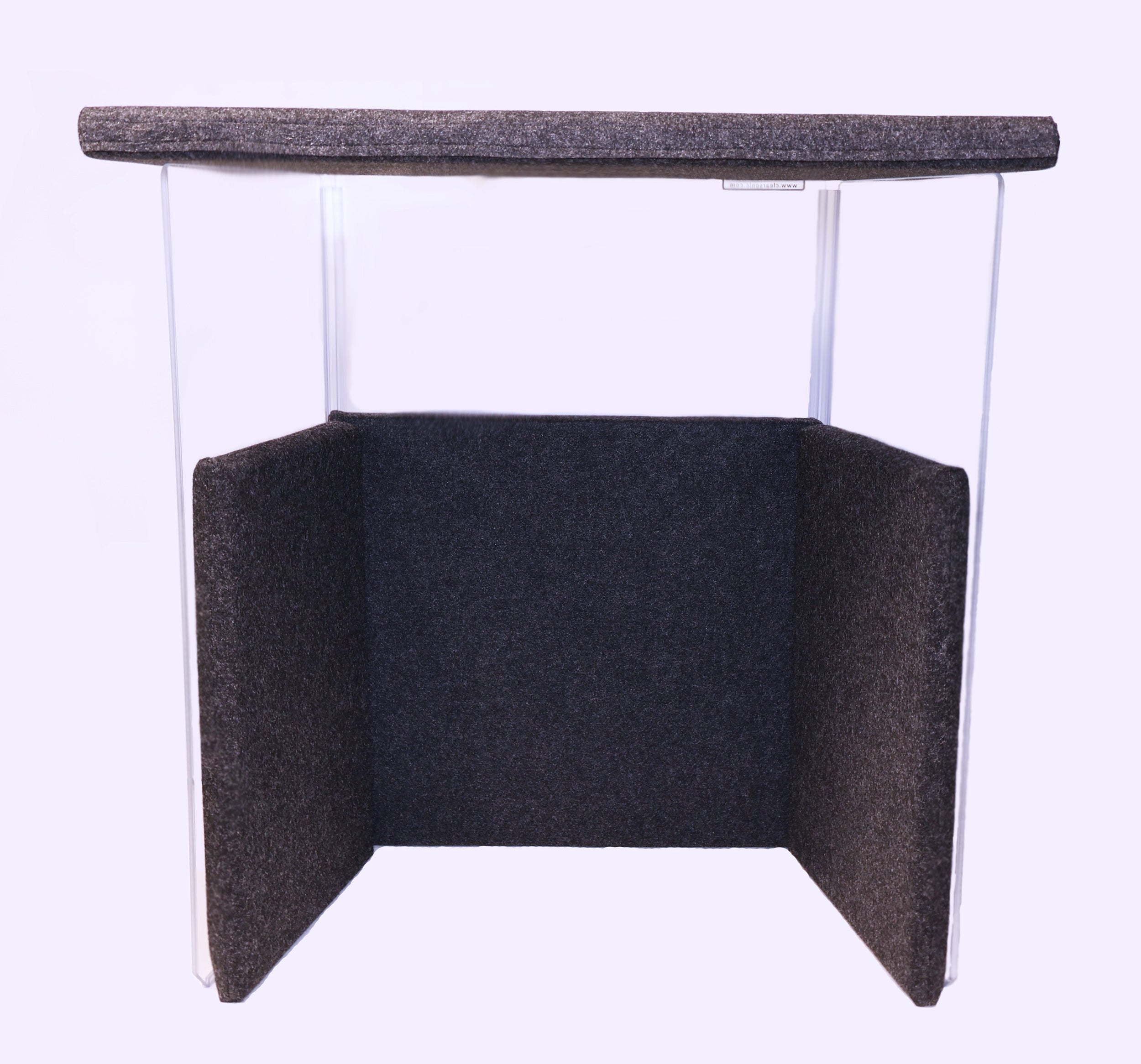 IPT - IsoPac T Tabletop Isolation Booth for Podcasting & Translation - 33” W x 22” D x 36” H - 50% Volume Reduction