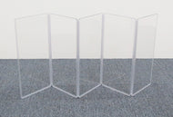 A1224x5 - 5’ W x 2’ H - 5-Panel Acrylic Amp Shield