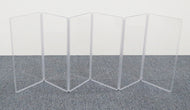 A1224x6 - 6’ W x 2’ H - 6-Panel Acrylic Amp Shield