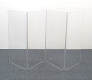 A 4-panel, 4 ft. tall drum shield.