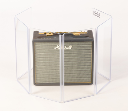 A1224x5 - 5’ W x 2’ H - 5-Panel Acrylic Amp Shield