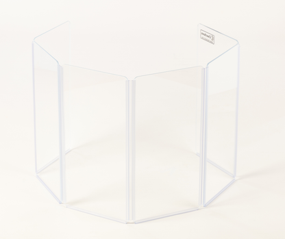 A1224x5 - 5’ W x 2’ H - 5-Panel Acrylic Amp Shield