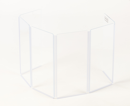 A1224x5 - 5’ W x 2’ H - 5-Panel Acrylic Amp Shield