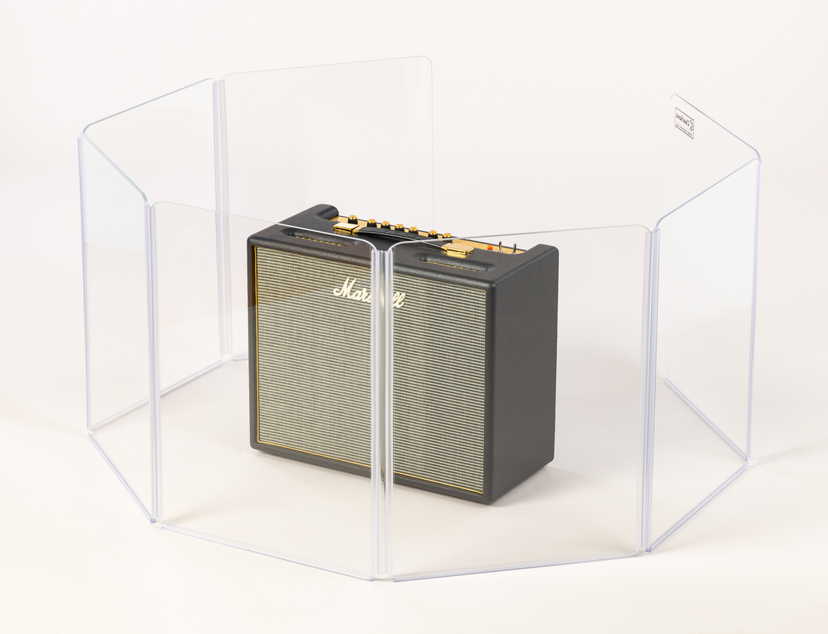 A1824 -2’ High with 18" wide Panels  Acrylic Amp Shield