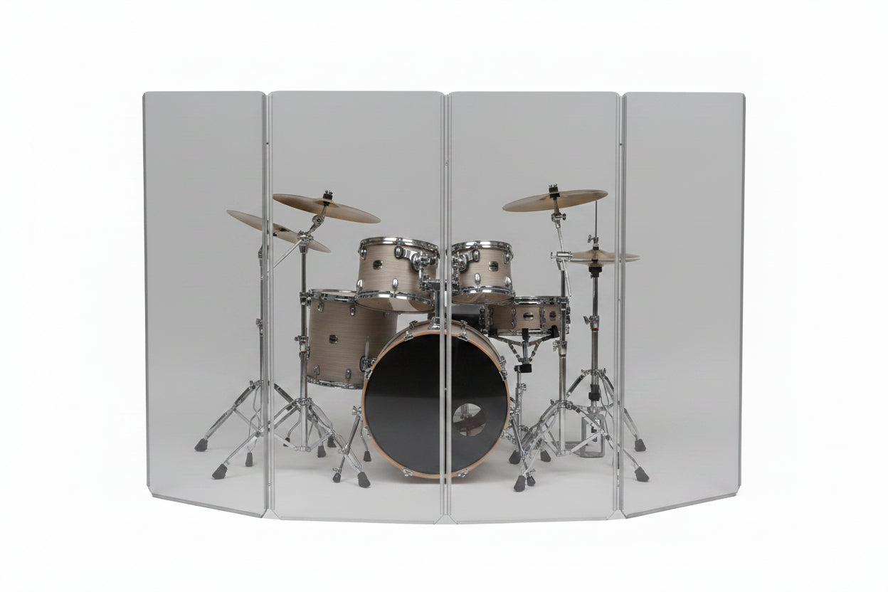 Four foot Tall with 24" Panels  Acrylic Amp Shield  A2448