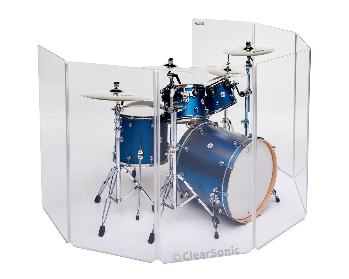 Four foot Tall with 24" Panels  Acrylic Amp Shield  A2448