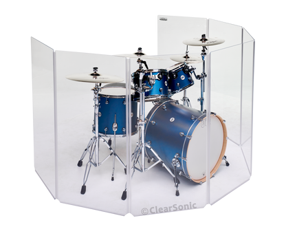 Four foot Tall with 24" Panels  Acrylic Amp Shield  A2448