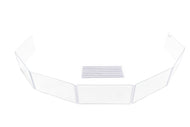 The AX2412x7, 7-panel 12 inch drum shield height extender with included HCNL on a white background