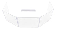 An AX2418x5 5-panel, 18 inch drum shield height extender with included HCNL on a white background