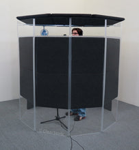IPE - IsoPac E Portable Vocal Isolation Booth - 6’ W x 6’ D x 6.5’ H - 50-60% Volume Reduction