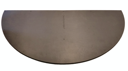 Curved7 with Halo7 Roof   Seamless Curved Drum Shield 7 ft wide with Roof