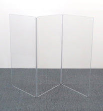 A2448x3 - 4 ft. Tall, 3-panel Acrylic Drum Shield