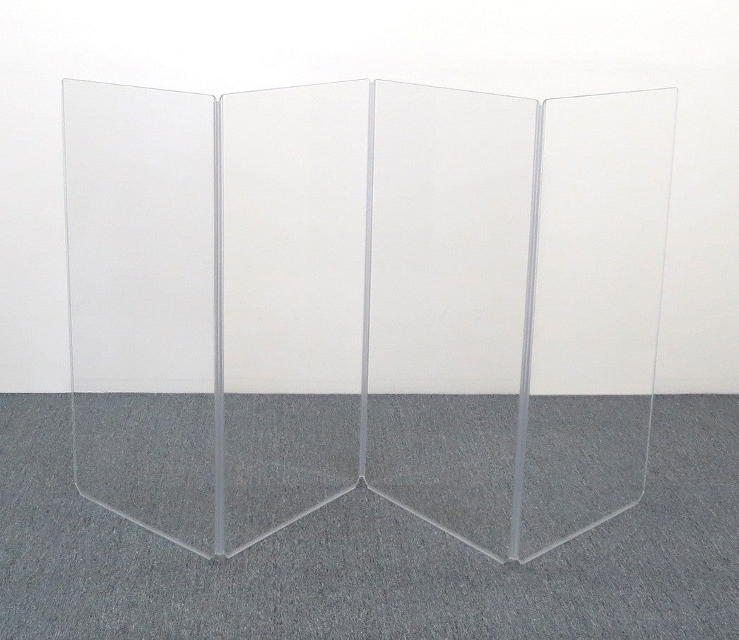 A2448x4 - 4 ft. Tall, 4-panel Acrylic Drum Shield – ClearSonic