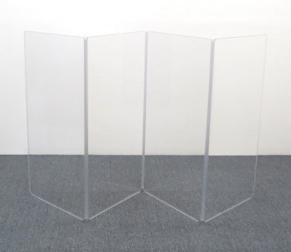 A 4-panel, 4 ft. tall drum shield.