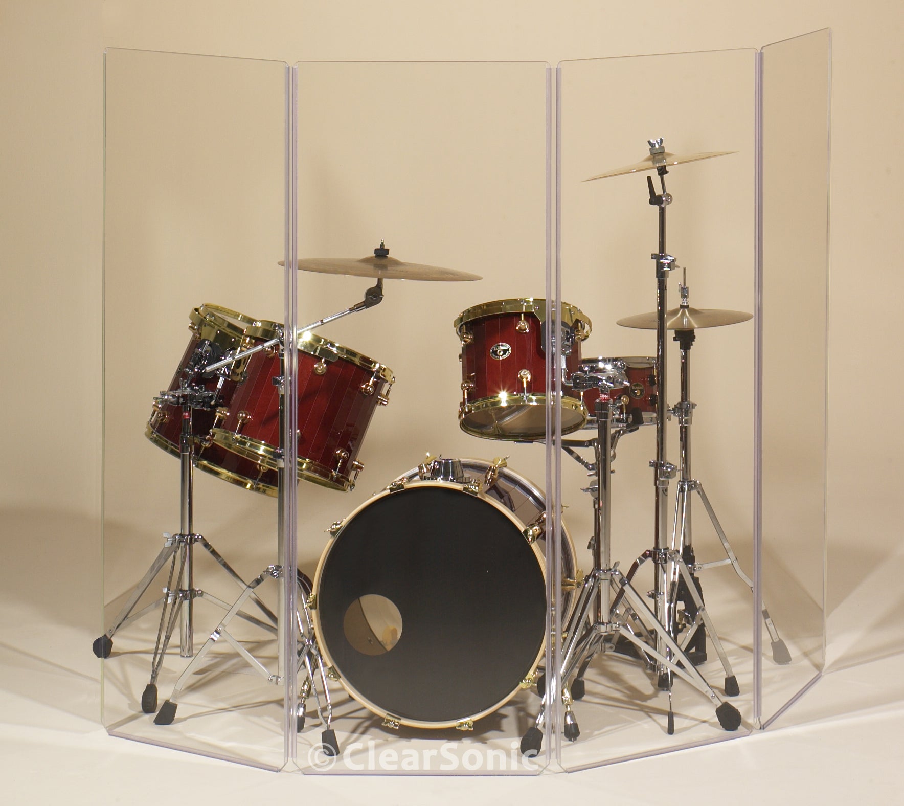 ClearSonic A2466x4 4 panel Drum Shield