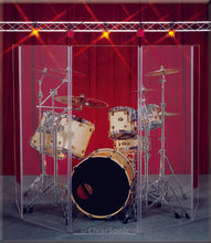 ClearSonic 5 Panel drum Shield 