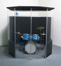 A2466x3 - 5.5 ft. Tall, 3-Panel Acrylic Drum Shield