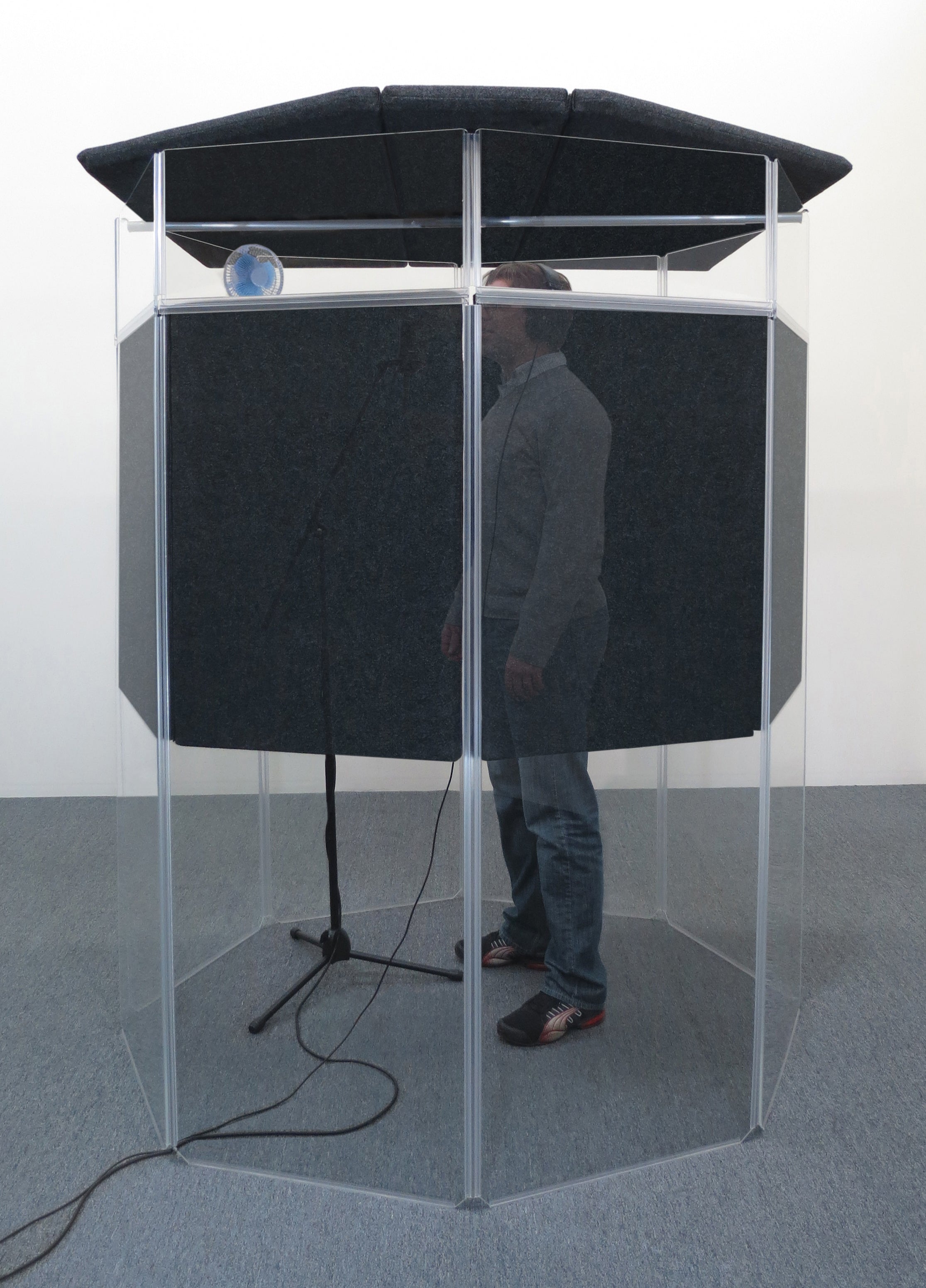 A2466x1 - 5.5 ft. Tall, Acrylic Drum Shield - Single Panel with