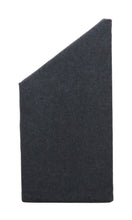 An angled small format isolation booth Sorber lid panel on a white background. 