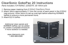 GP20 - GoboPac 20  - 3’ W x 2’ H Portable Gobo for Small Guitar Amps