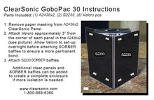 GP30 - GoboPac 30 - 4’ W x 3’ H Portable Gobo for Large Guitar Amps